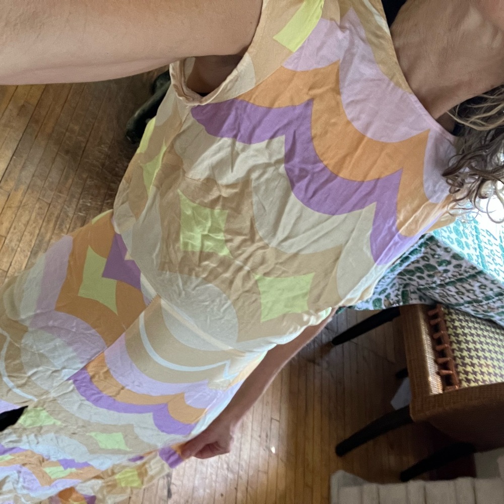 Colorful Wave Pattern Dress mason balker